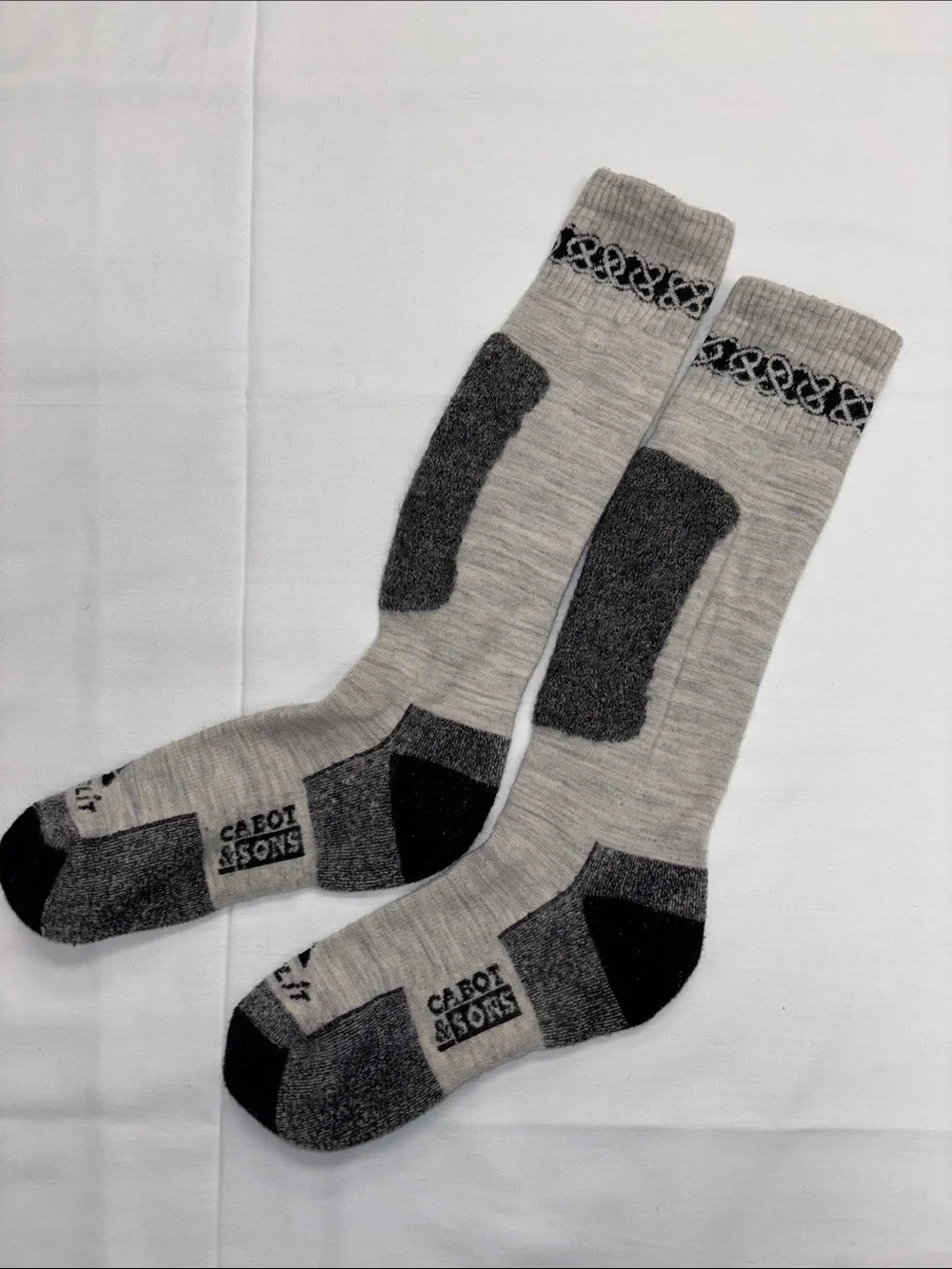Cabot & Sons expelit OTc merino wool socks 9-11 L snow sport ski snowboard